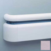 3-Piece Handrail System, Vinyl w/Aluminum Retainer, 6.25" Face 12' Long, Lavender Heather