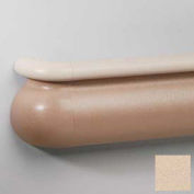 Crescent Series Vinyl Handrail/Crashrail Combination, 5-1/2"H x 12'L, Desert Sand