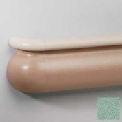 Crescent Series Vinyl Handrail/Crashrail Combination, 5-1/2"H x 12'L, Pale Jade