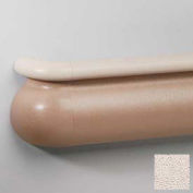 Crescent Series Vinyl Handrail/Crashrail Combination, 5-1/2"H x 12'L, Beige Desert