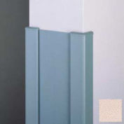 End Wall 90° Corners, 2'' Wings, 12'H W/Caps, 6"W, Ecru, Aluminum