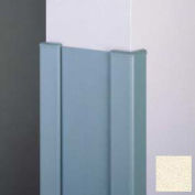 End Wall 90° Corners, 2'' Wings, 8'H W/Caps, 6"W, Porcelain, Aluminum