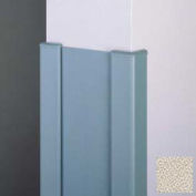 End Wall 90° Corners, 2'' Wings, 8'H W/Caps, 6"W, Khaki Brown, Aluminum