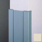 End Wall 90° Corners, 2'' Wings, 8'H W/Caps, 6"W, Eggshell, Recycled Vinyl
