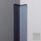 Corner Guard 90°, 2'' Wings, 4'H With Caps, Pearl Gray