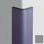 Corner Guard Bullnose 90°, 3'' Wings, 12'H W/Caps, Gray