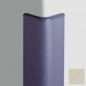 Corner Guard Bullnose 90°, 3'' Wings, 8'H W/Caps, Bone