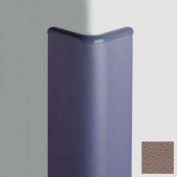 Corner Guard Bullnose 90°, 3'' Wings, 8'H W/Caps, Café Au Lait