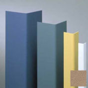 Surface Mounted Corner Guard, 90°, 1-1/2" Wings, 12'H, Mocha, Undrilled Vinyl