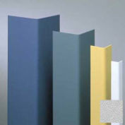 Surface Mounted Corner Guard, 90°, 3/4" Wings, 8'H, Silver Gray, Vinyl