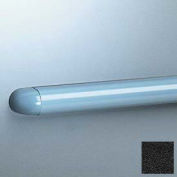 Rounded Accent Rail, 1-1/8"H x 12'L, Black