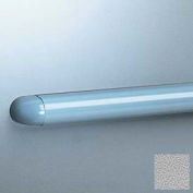 Rounded Accent Rail, 1-1/8"H x 12'L, Pearl Gray