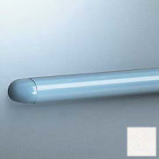 Rounded Accent Rail, 1-1/8"H x 12'L, Linen White