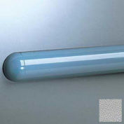 Rounded Accent Rail W/Smooth Finish, 2"H x 12'L, Pearl Gray