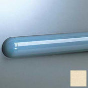 Rounded Accent Rail W/Textured Finish, 2"H x 12'L, Ivory