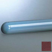 Rounded Accent Rail W/Textured Finish, 2"H x 12'L, Cordovan