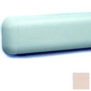 Wall Guard W/Rounded Top & Bottom Edges, 2-516"H x 12'L, Ecru