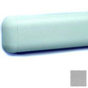 Wall Guard W/Rounded Top & Bottom Edges, 2-516"H x 12'L, Pearl Gray