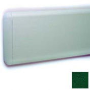 Wall Guard W/Rounded Top & Bottom Edges, 7-3/4"H x 12'L, Hunter Green