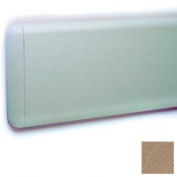 Wall Guard W/Rounded Top & Bottom Edges, 7-3/4"H x 12'L, Mocha