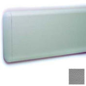 Wall Guard W/Rounded Top & Bottom Edges, 7-3/4"H x 12'L, Gray