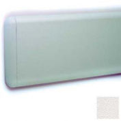 Wall Guard W/Rounded Top & Bottom Edges, 7-3/4"H x 12'L, Pearl