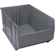 Quantum QRB246 Plastic Rack Bin, 23-7/8"W x 41-7/8"D x 17-1/2"H Gray