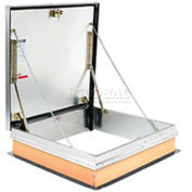 Bilco Roof Hatch w/ Aluminum Cover and Galvanized Curb - 48"x48"