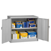 Tennsco Jumbo Storage Cabinet, Welded 48"W X 18"D X 42"H, Sand