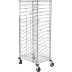 Nexel End Load Wire Tray Truck with 39 Tray Capacity, 30"L x 21"W x 69"H