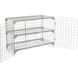 Global Industrial Wire Mesh Security Cage, 48 x 24 x 36