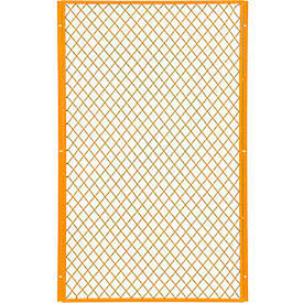 Global Industrial Machinery Wire Fence Partition Panel, 3'W, Yellow
