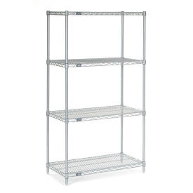 Nexel 14305C Nexel Chrome Wire Shelving, 30"W X 14"D x 54"H