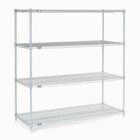 Global Industrial Chrome Wire Shelving, 60"W X 18"D x 54"H