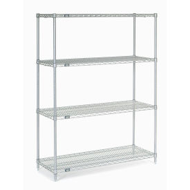 Nexel 36485C Nexel Chrome Wire Shelving, 48"W X 36"D x 54"H