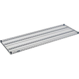 Nexelon Wire Shelving Add-On, Blue Epoxy, 60"W X 24"D X 74"H