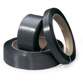 Hand-Grade Polypropylene Strapping - -1/2"x9000' - 0.018" Thickness - 8x8" Core