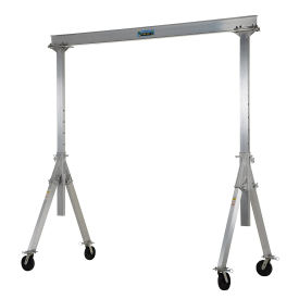 Vestil Aluminum Gantry Crane AHA-2-10-10 Adjustable Height 2,000 Lb. Cap.