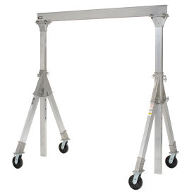 Vestil Aluminum Gantry Crane AHA-2-10-12 Adjustable Height - 2,000 lb. Cap.