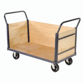Euro Style Truck - 3 Wood Sides & Deck, 60 x 30, 2000 Lb. Capacity
