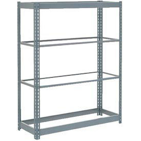 Boltless Heavy Duty Shelving 48"W x 12"D x 60"H, 4 Shelves, No Deck