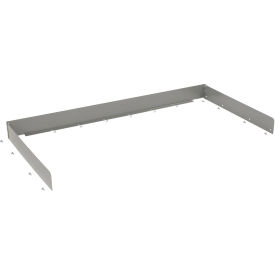 Back & End Stops, 72"W X 36"D, Gray