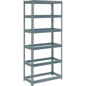 Boltless Extra Heavy Duty Shelving 36"W x 24"D x 60"H, 6 Shelves, No Deck