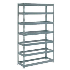 Boltless Extra Heavy Duty Shelving 48"W x 12"D x 84"H, 7 Shelves, No Deck