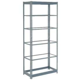 Boltless Heavy Duty Shelving 48"W x 12"D x 96"H, 6 Shelves, No Deck