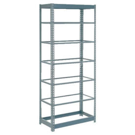 Boltless Heavy Duty Shelving 36"W x 24"D x 96"H, 7 Shelves, No Deck