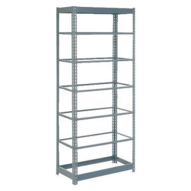 Boltless Heavy Duty Shelving 48"W x 24"D x 96"H, 7 Shelves, No Deck