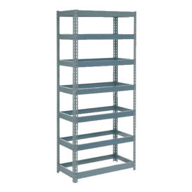 Boltless Extra Heavy Duty Shelving 36"W x 18"D x 96"H, 7 Shelves, No Deck