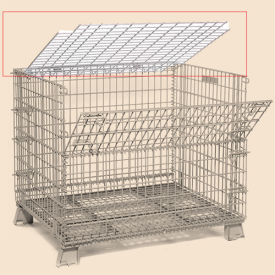 Lid ONLY - 40 X 48 Folding Wire Container Accessory Lid-Hinged