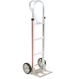 Magliner Aluminum Hand Truck with Loop Handle, Mold-On Rubber Wheels